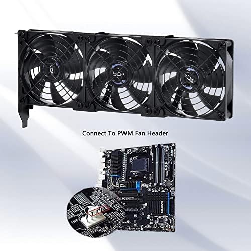 SCCCF high airflow desktop chassis companion fan installation bracket close up