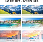 K&F Concept lens filter kit slim frame design