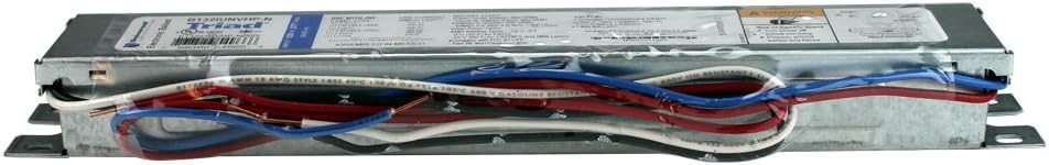 Universal Lighting electronic ballast side profile and compact dimensions