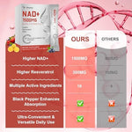 Ingredients label of Totaria NAD 1500mg supplement