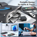 60W Charger for Nintendo Switch 2 & Steam Deck - PD 3.0 Fast Charging Power Supply with 5.9FT Cable, 4K TV Dock Support, 20V/3A Replacement AC Adapter for Switch 2/ OLED//Lite//Phone - Image 7