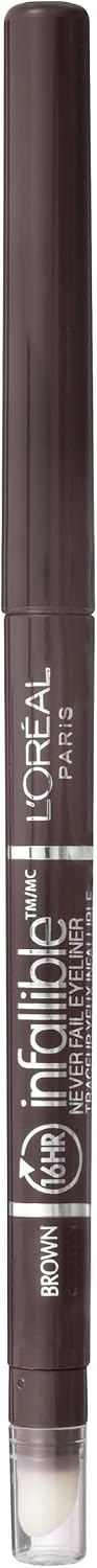 L'Oreal Paris Infallible Never Fail eyeliner lifestyle and packaging view
