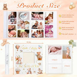 Thyle newborn memory book showcasing the front cover window with a customizable picture slot