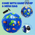 INPODAK soft synthetic leather kids soccer ball with premium butyl rubber bladder