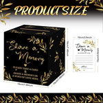 Pajean memory cards and storage box display at a party