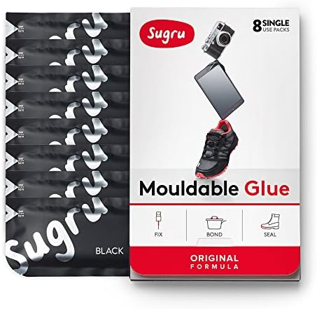 Sugru SBLK8 Mouldable Glue (Black, Pack of 8) - Image 2