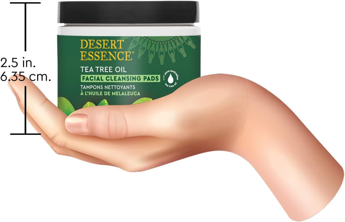 Desert Essence tea tree oil pads travel friendly size