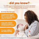 Enfamil infant vitamin D drops bottle with calibrated dropper accessory