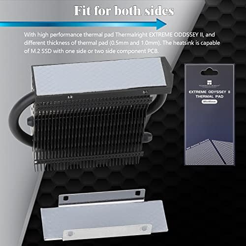 Thermalright HR09 black series hardware cooling kit showing the stainless steel bottom frame and mounting accessories package layout.