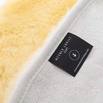 Werner Christ sheepskin liner installed in a car seat
