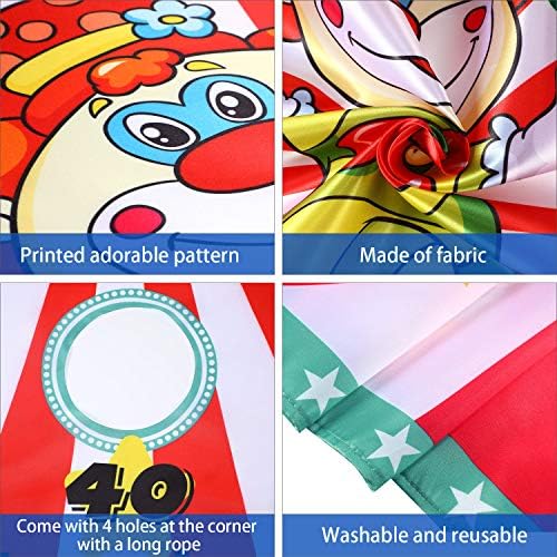 Blulu carnival toss game hanging on a garden fence for party activity