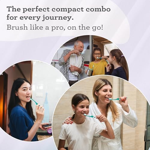 GuruNanda ergonomic folding toothbrush handle design