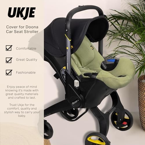 UKJE Breathable Cotton Cover Installed on Doona Stroller