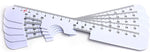 UOMIO white PD measuring ruler side angle