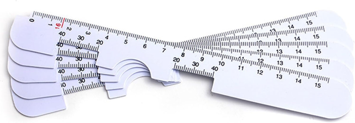 UOMIO white PD measuring ruler side angle