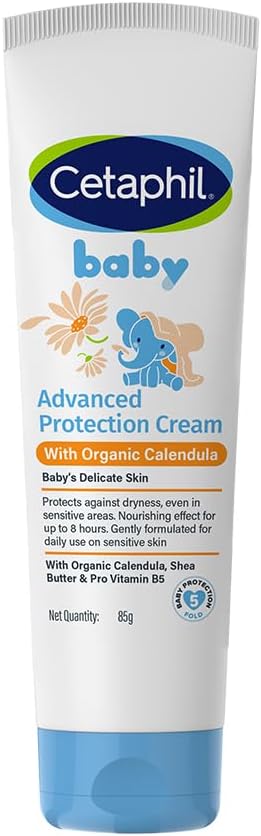Cetaphil Baby Cream, Face & Body Moisturizing Cream | Advance Protection | Gentle & Soft with Organic Calendula 85gm - Image 1