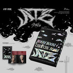 Stray Kids ATE mini album contents displaying the photobook, compact disc, and collectible photo receipt.
