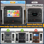 Adapter-Universe Dodge Ram stereo showing Apple CarPlay interface