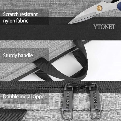 Ytonet protective notebook cover showing the slim profile side by side with electronic accessories