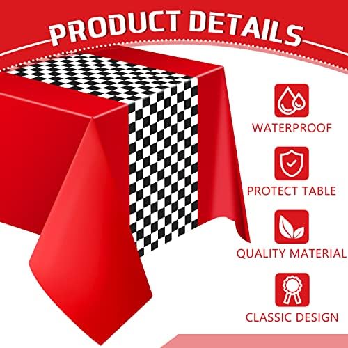 Close up view of the waterproof plastic material on the Irenare car theme birthday decorations