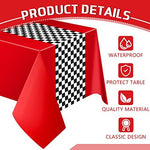 Close up view of the waterproof polyethylene plastic texture on the Irenare car theme birthday supplies