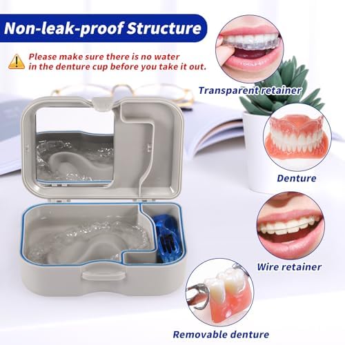 Annhua retainer container with double-ended nylon bristles for hygiene.