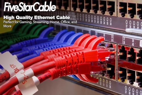 5 Star Cable Ethernet patch cables for router and PC