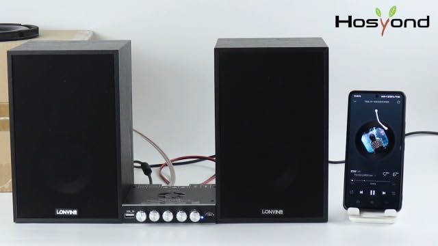 Hosyond home theater component board showing circuit components and smart protection chip placement.