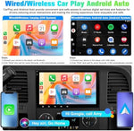 Awesafe touch screen car radio display showing Apple CarPlay interface