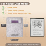 Kindle Scribe case with foldable stand expanded for viewing