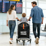 Durable water-resistant car seat travel cover for flights