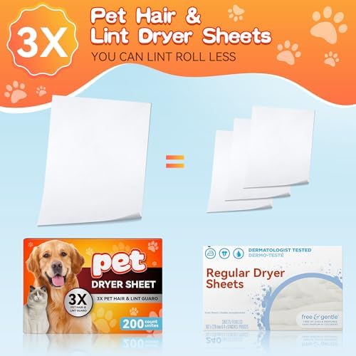 Close up of dog fur being repelled from freshly dried clean clothes