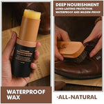 Authentic USA imported leather preservation kit with moisturizing mink oil.