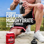 Side profile of BSN Creatine Monohydrate container