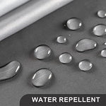 Set of twelve durable shower curtain hooks included with the AmazerBath bathroom accessory kit.