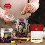 Spicy World imported USA food grade preservative safety certification seal view.