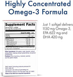 WHC UnoCardio X2 high potency triglyceride supplement nutrition facts panel