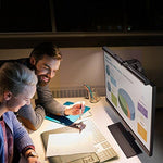 BenQ workspace lighting setup displaying accurate color rendering index