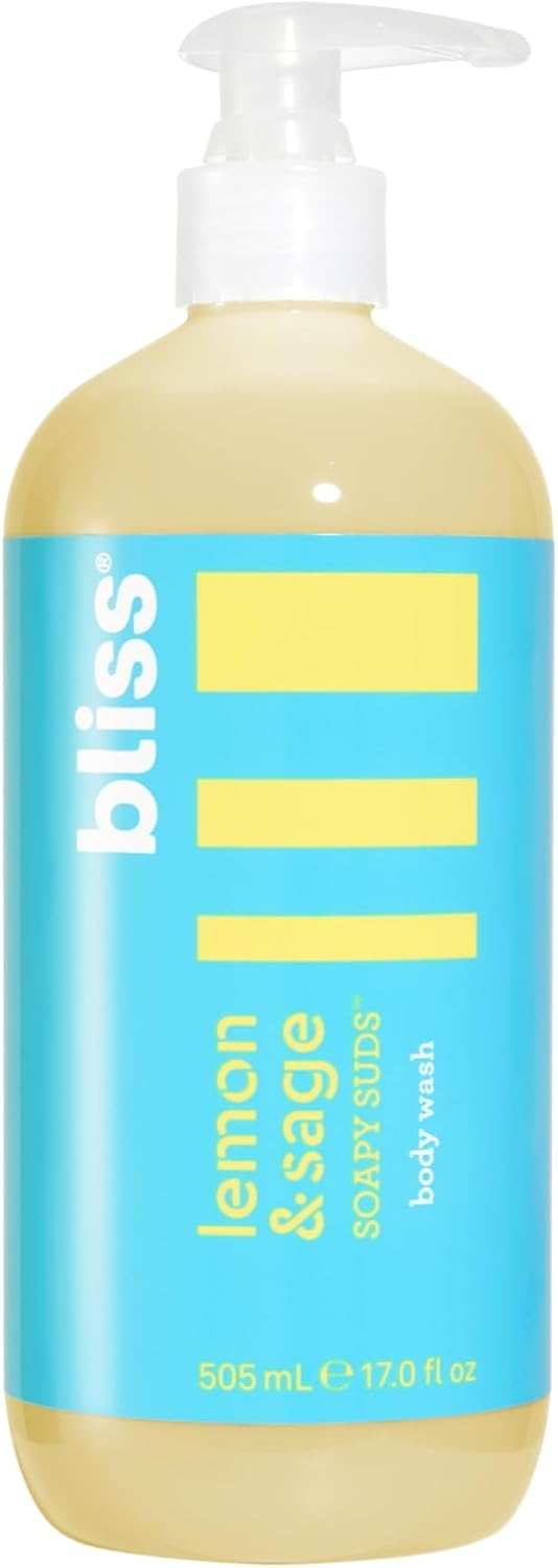 Bliss Soapy Suds Body Wash - Lemon and Sage - 17 Fl Oz - Gentle and Hydrating for Supremely Soft Skin - Paraben Free - Vegan & Cruelty Free - Image 9