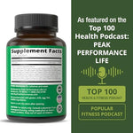 Peak Performance Selenium 30 vegetarian capsules premium packaging details