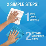 MiracleWipes easy pull canister for kitchen grease and fingerprint removal