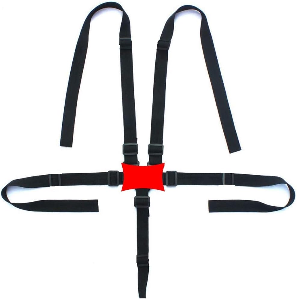 Ponini replacement harness straps black front view