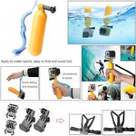 Reflex Camera adjustable chest mount and head strap for hands-free adventure vlogging