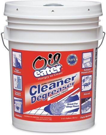 Two pack of professional strength Oil Eater degreaser pails for heavy duty grease removal.