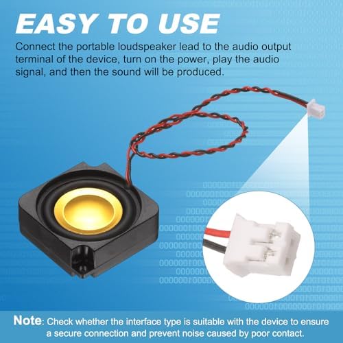 Patikil 3W 4R single cavity mini speaker showcasing the non paper diaphragm.