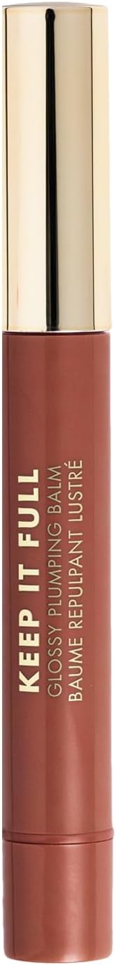 Milani peptide lip plumper gloss tube standing upright next to its outer box packaging