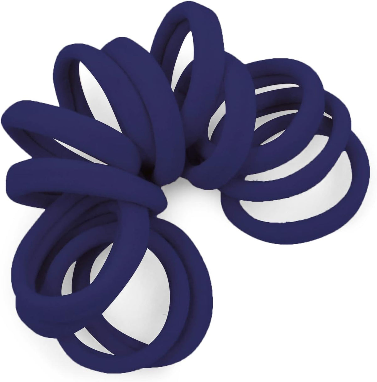 Cyndibands Seamless Hair Ties - Light Brown - Gentle Hair Ties No Damage, Standard Size 1.5 Inch, Soft and Stretchy Nylon Fabric Ponytail Holders - 12 Count - Image 12