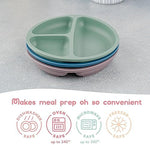 ChériKid baby plates being cleaned in a dishwasher