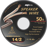 Residential home audio installation using MaxBrite speaker wire