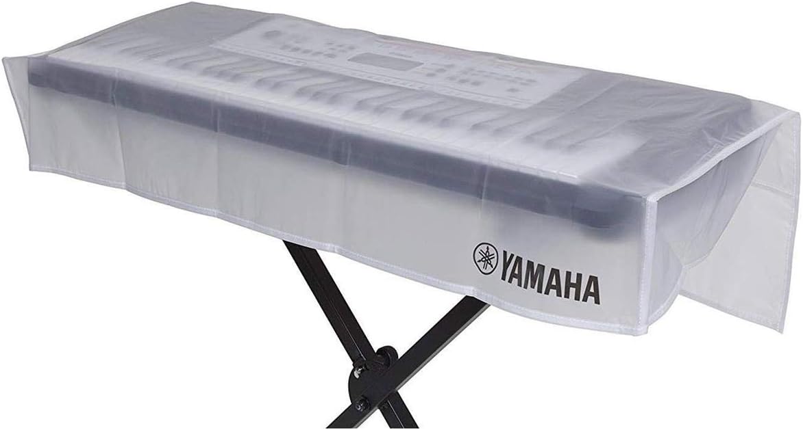 Folded Yamaha instrument dust cover packaged for delivery